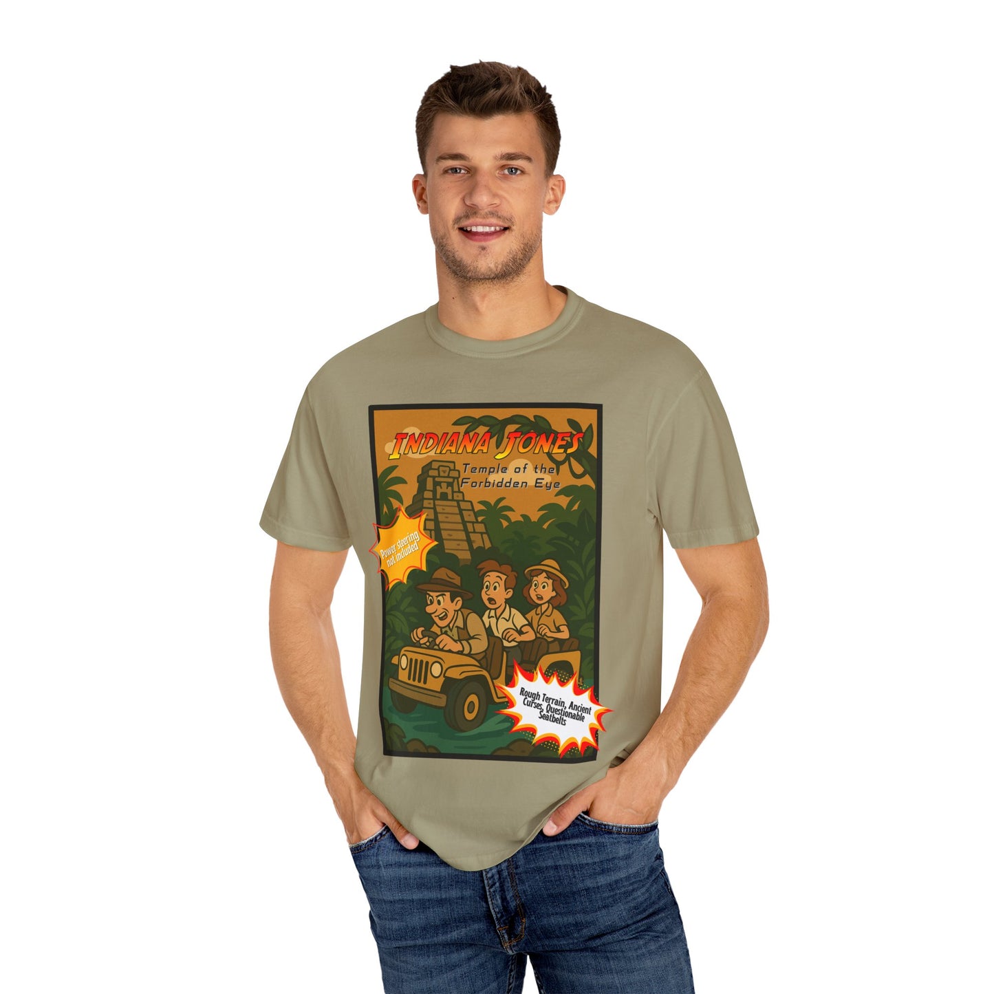 Adventure-Themed Unisex T-Shirt - Indiana Jones Retro Design