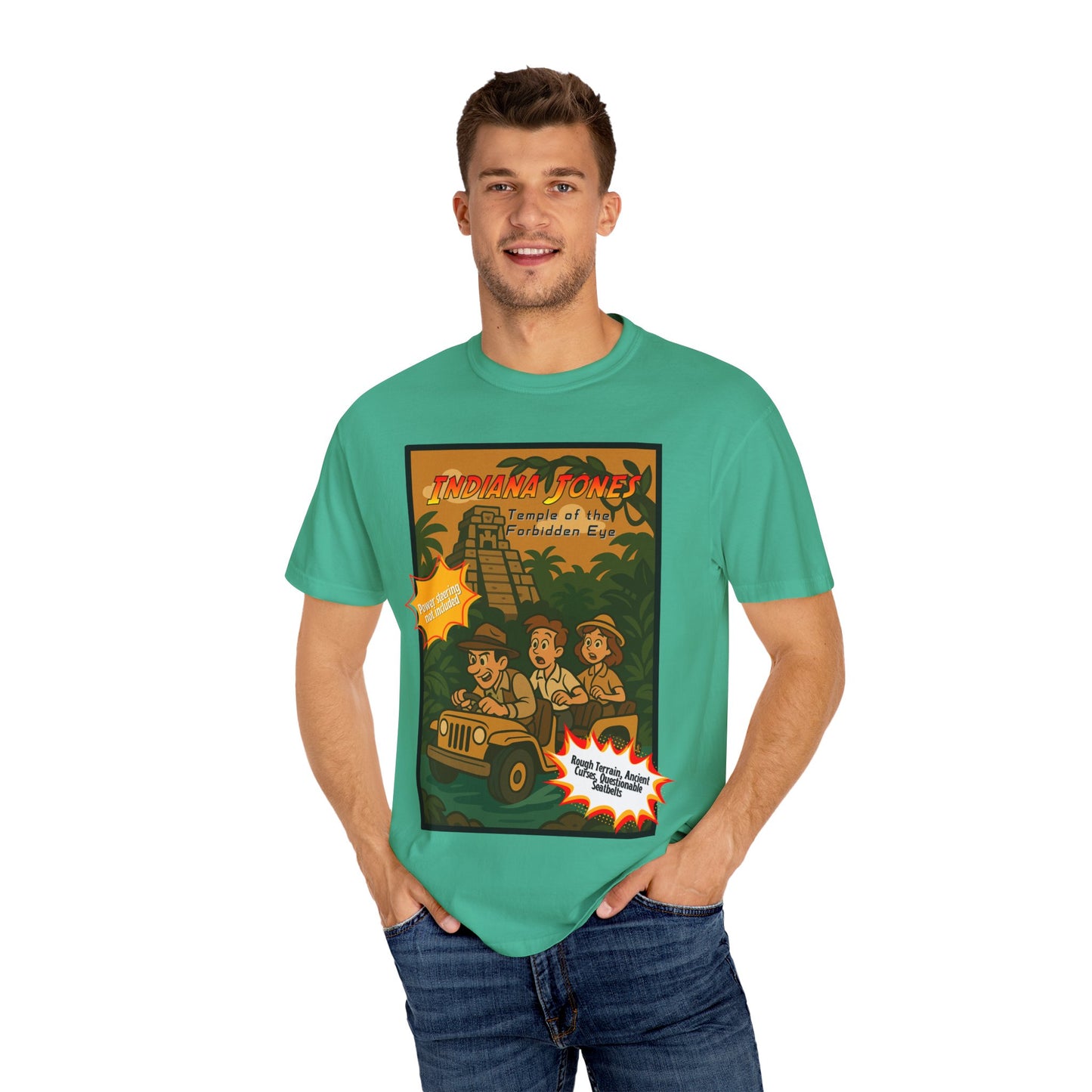 Adventure-Themed Unisex T-Shirt - Indiana Jones Retro Design