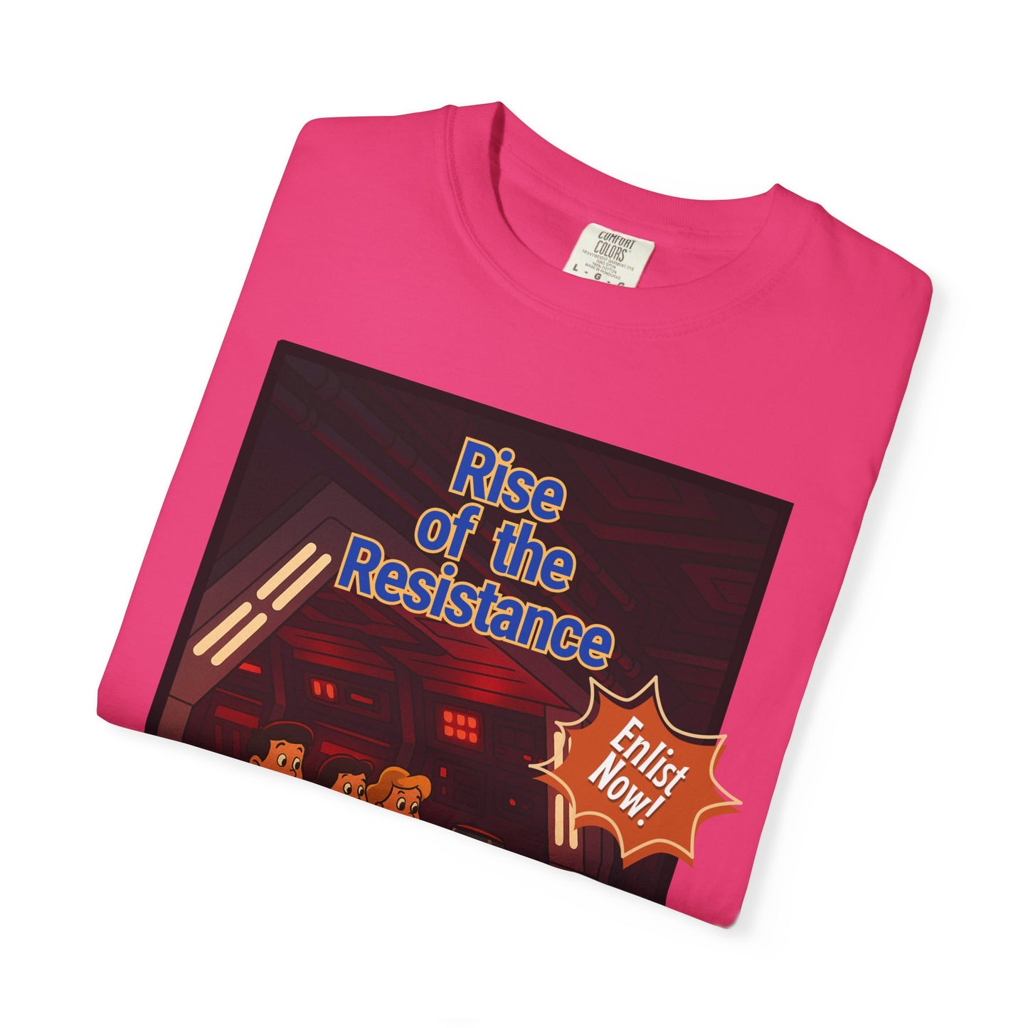 Unisex Star Wars Rise of the Resistance T-Shirt - Fun Graphic Tee for Fans