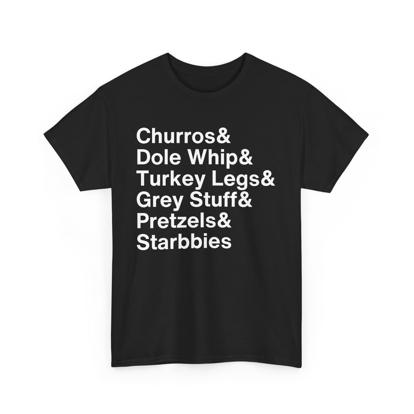 Foodie Unisex Cotton Tee - Graphic T-Shirt for Theme Park Lovers