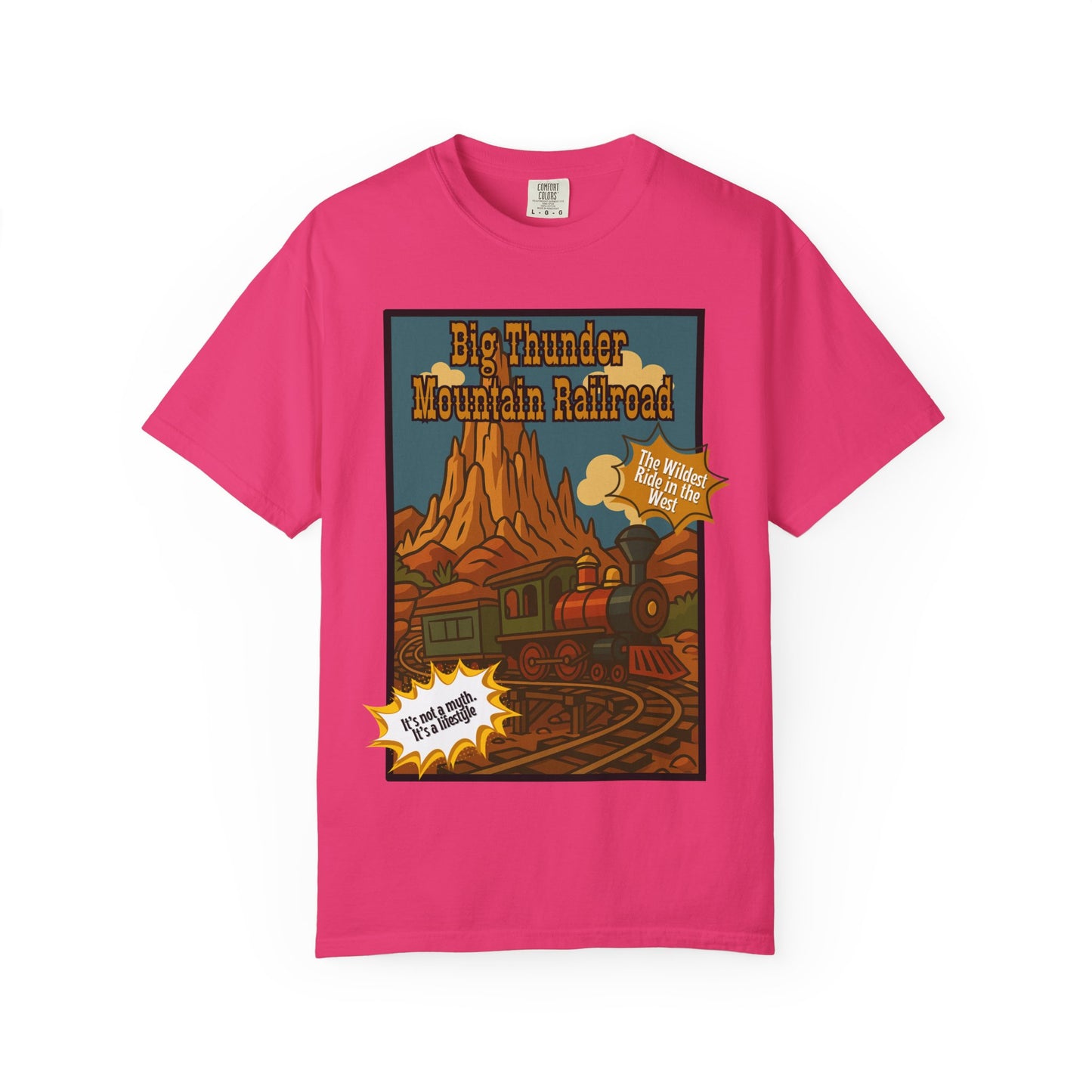 Big Thunder Mountain Railroad Vintage T-Shirt – Adventure Awaits for Railroad Lovers