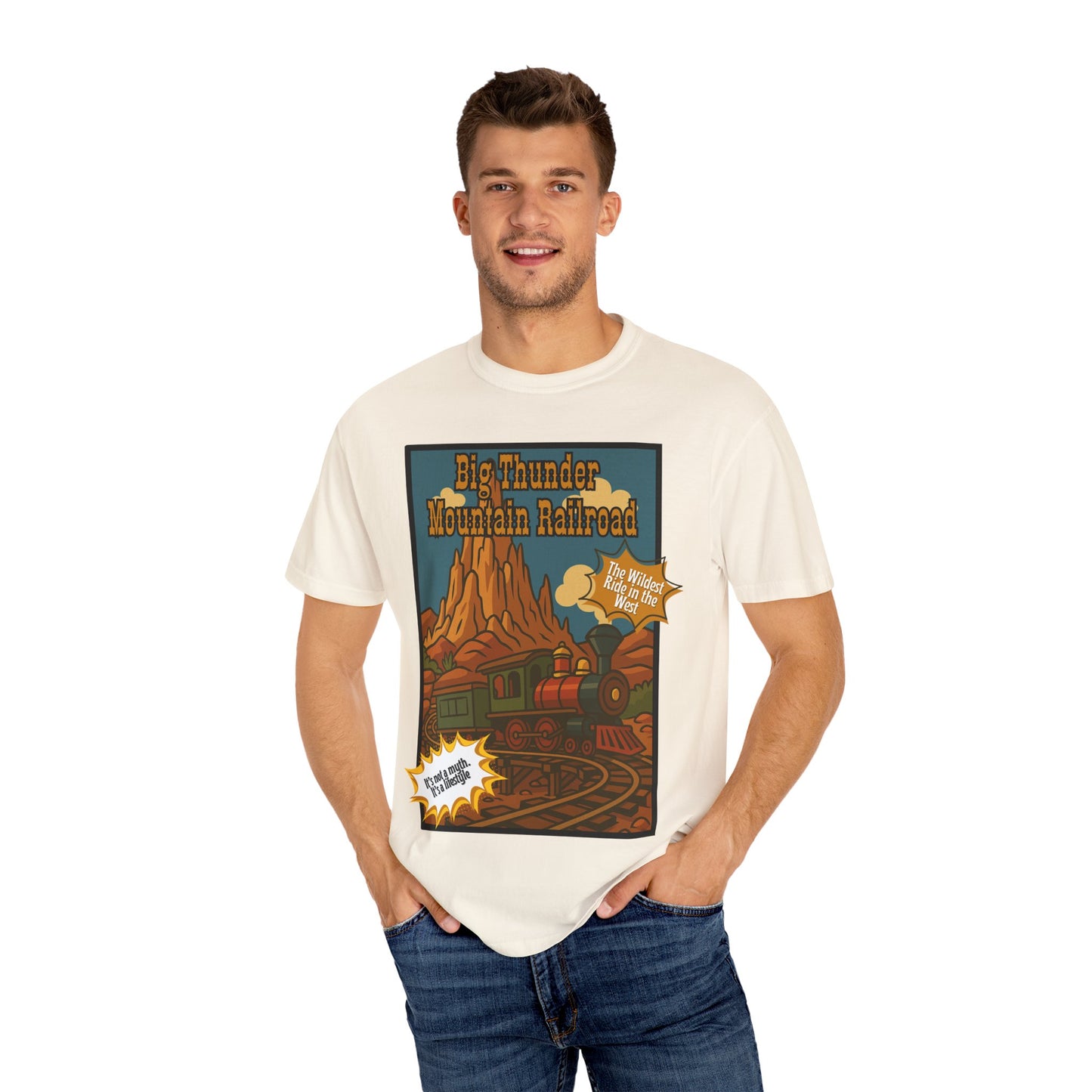 Big Thunder Mountain Railroad Vintage T-Shirt – Adventure Awaits for Railroad Lovers