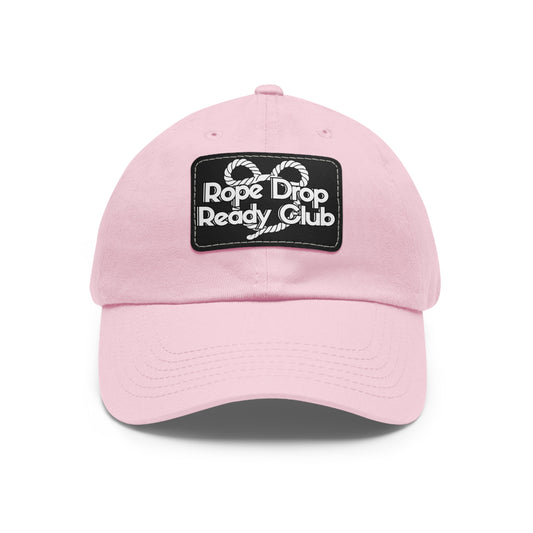 Rope Drop Ready Club Dad Hat with Leather Patch