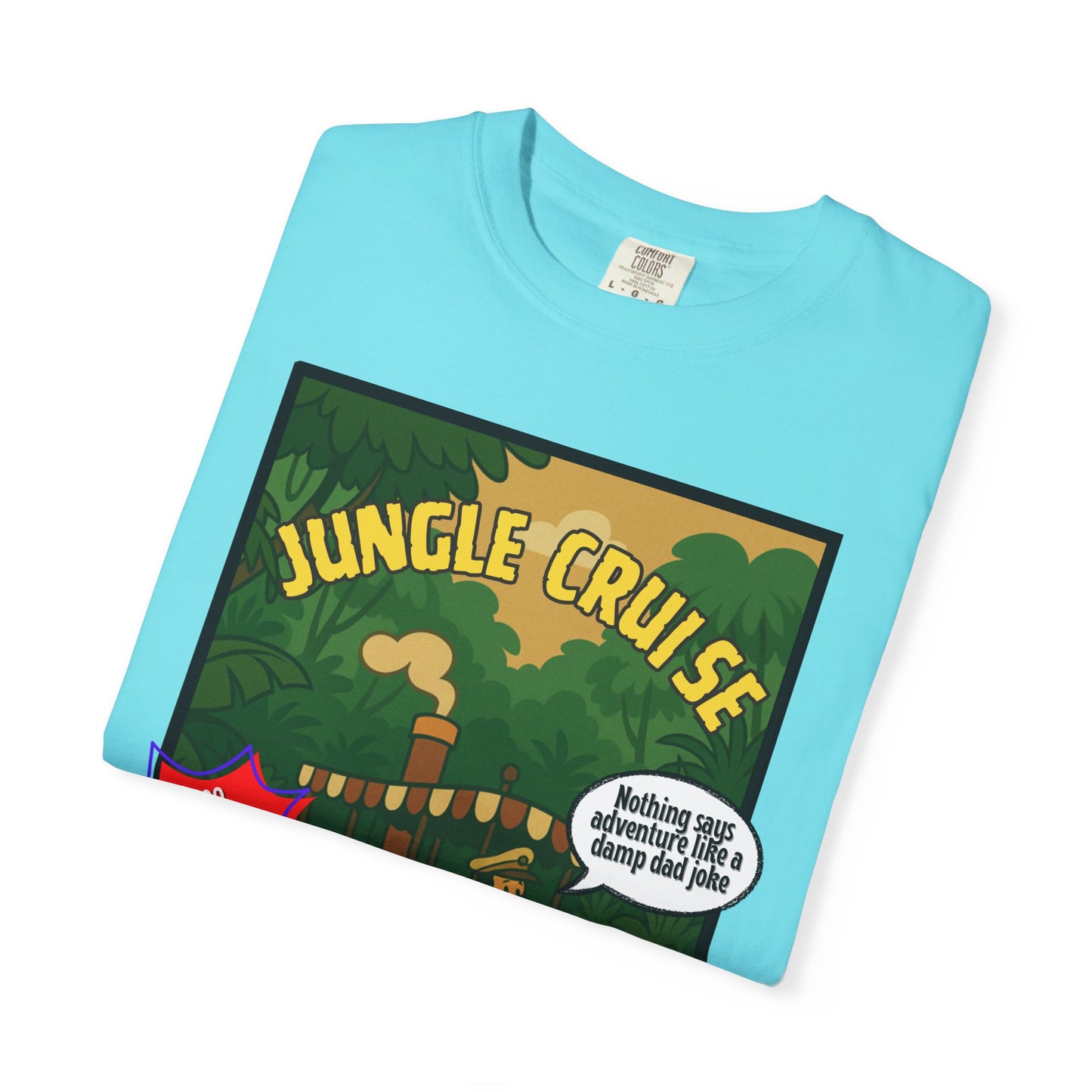 Adventure Jungle Cruise T-Shirt - Unisex Garment-Dyed Tee for Fun Jungle Lovers