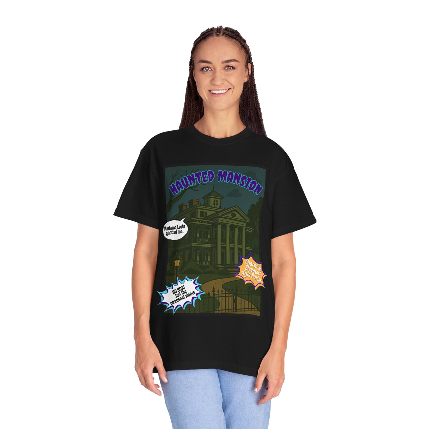 Haunted Mansion Unisex T-shirt - Spooky Graphic Tee for Halloween Lovers