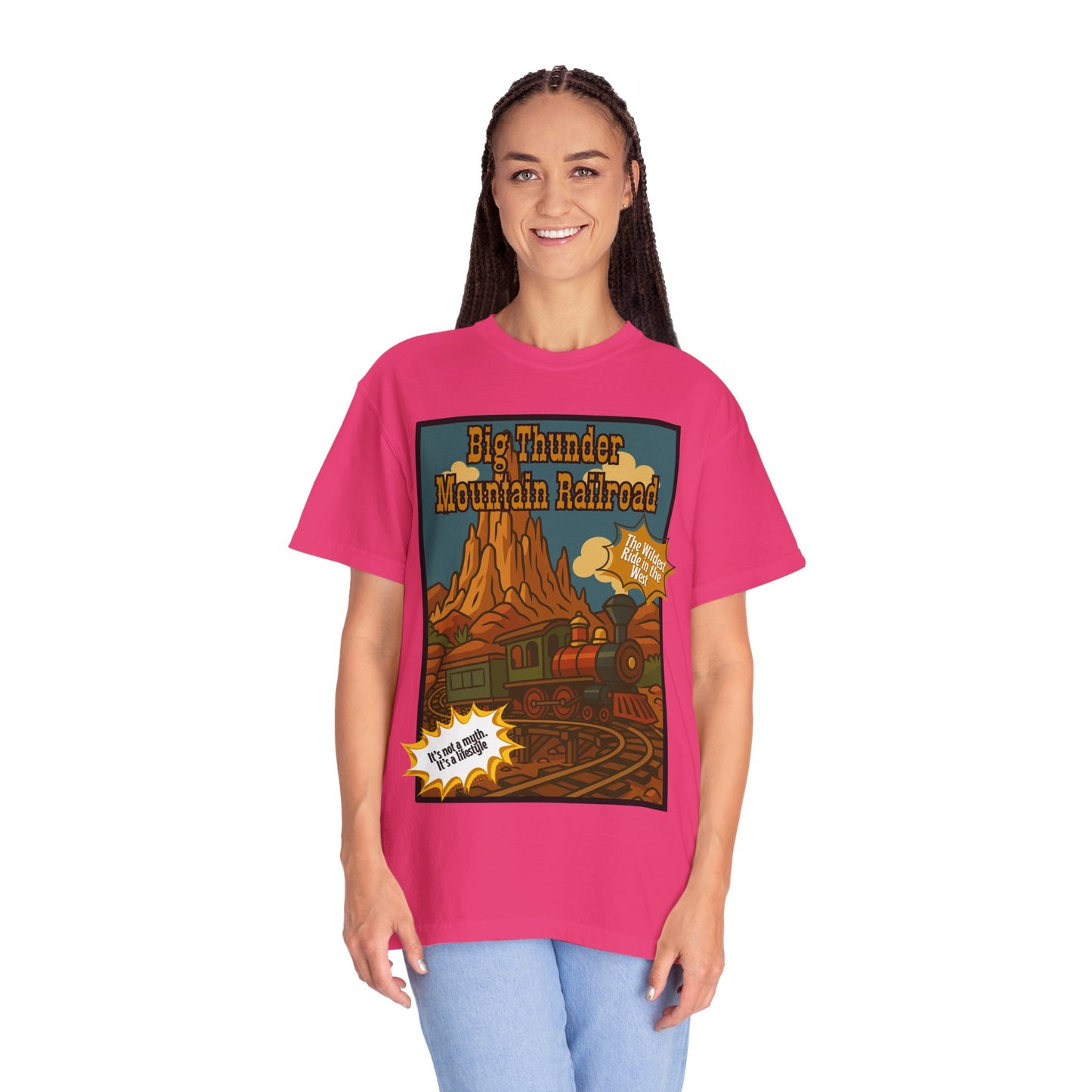Big Thunder Mountain Railroad Vintage T-Shirt – Adventure Awaits for Railroad Lovers
