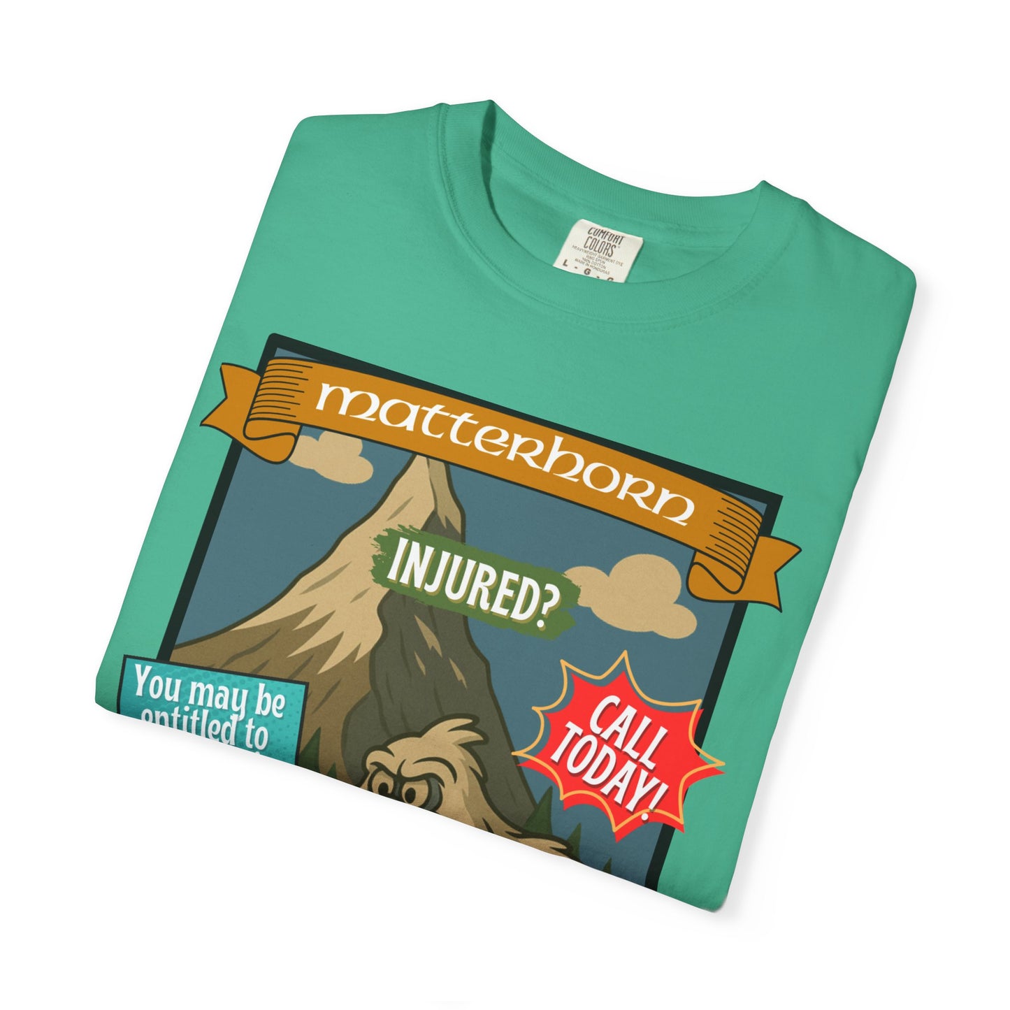 Yeti Injury Claims T-Shirt - Unisex Vintage Style
