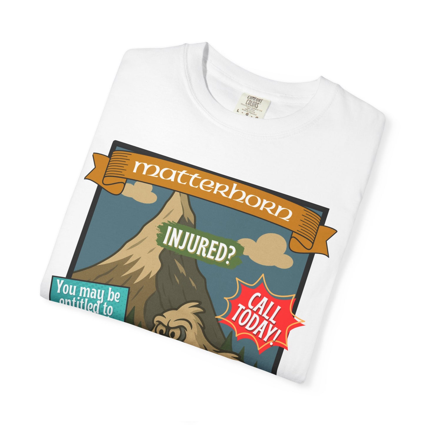 Yeti Injury Claims T-Shirt - Unisex Vintage Style