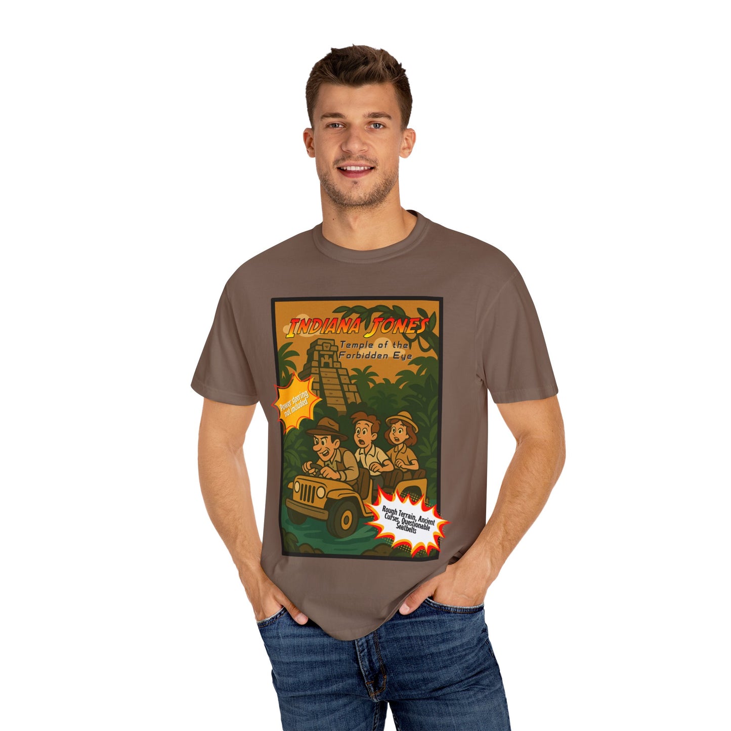 Adventure-Themed Unisex T-Shirt - Indiana Jones Retro Design