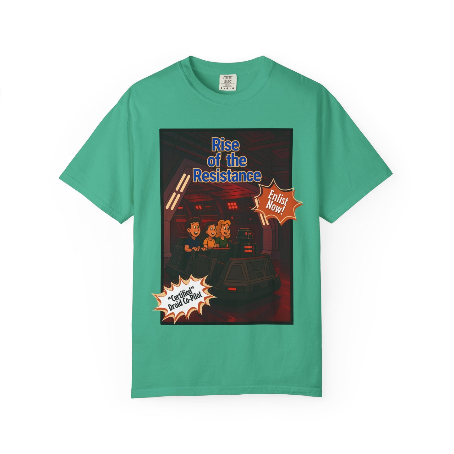 Unisex Star Wars Rise of the Resistance T-Shirt - Fun Graphic Tee for Fans