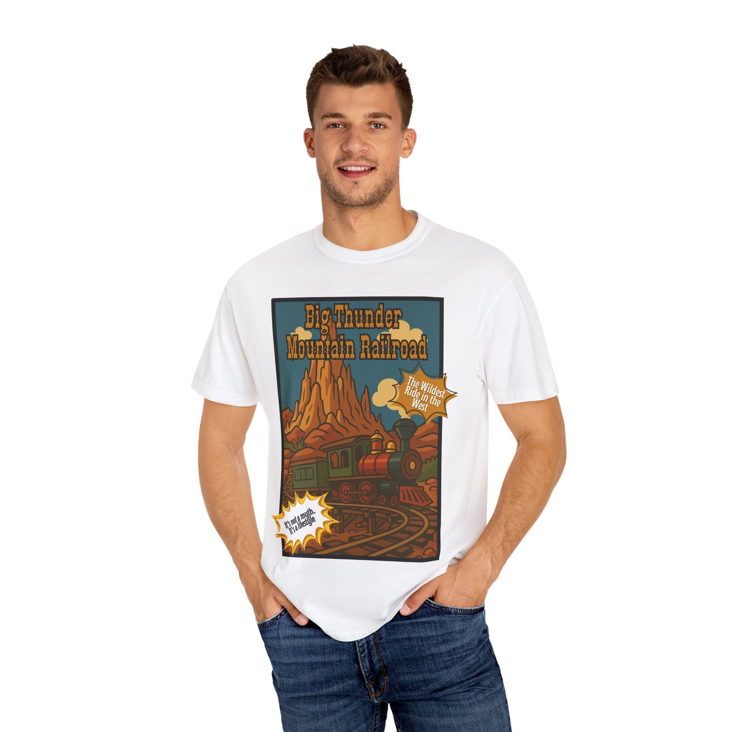 Big Thunder Mountain Railroad Vintage T-Shirt – Adventure Awaits for Railroad Lovers