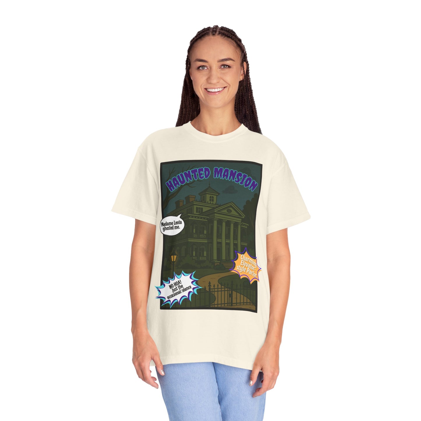 Haunted Mansion Unisex T-shirt - Spooky Graphic Tee for Halloween Lovers