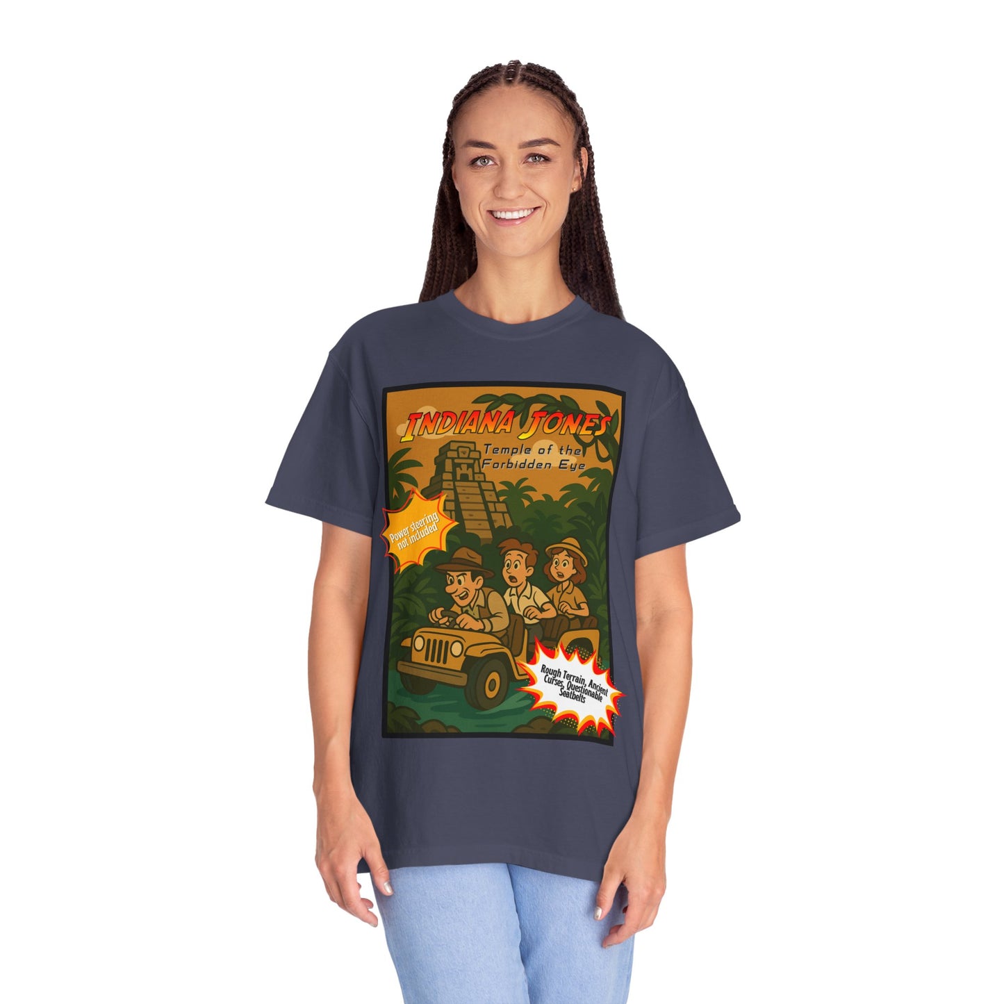 Adventure-Themed Unisex T-Shirt - Indiana Jones Retro Design