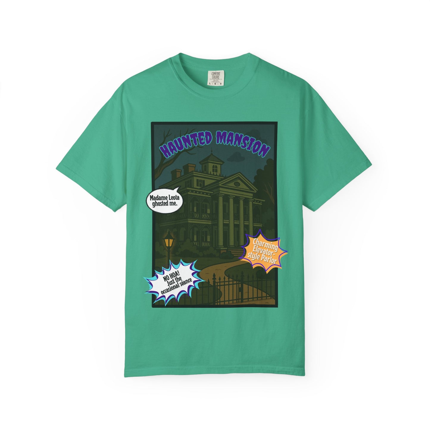 Haunted Mansion Unisex T-shirt - Spooky Graphic Tee for Halloween Lovers