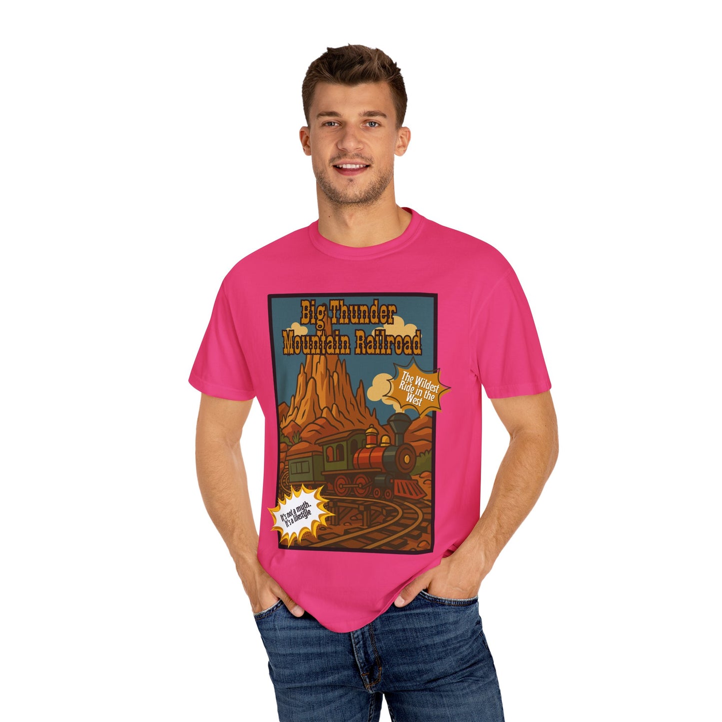 Big Thunder Mountain Railroad Vintage T-Shirt – Adventure Awaits for Railroad Lovers
