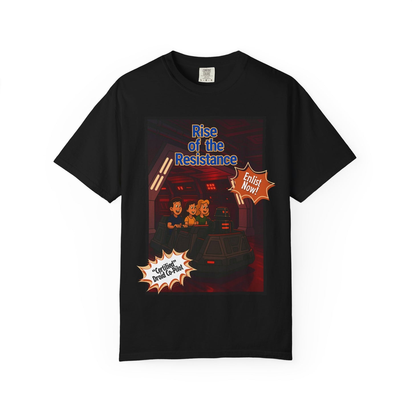Unisex Star Wars Rise of the Resistance T-Shirt - Fun Graphic Tee for Fans