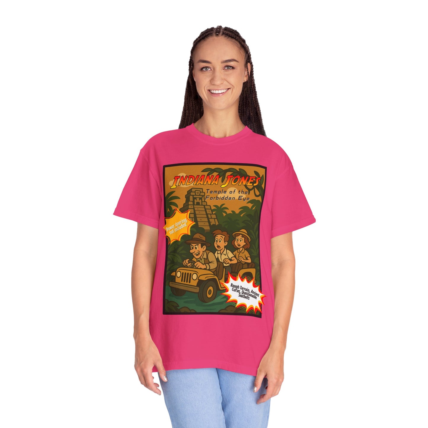 Adventure-Themed Unisex T-Shirt - Indiana Jones Retro Design