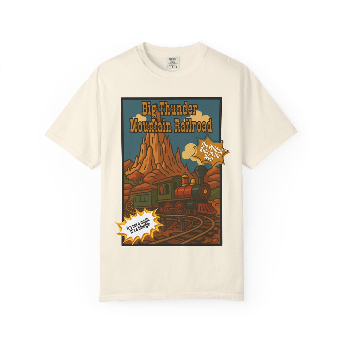 Big Thunder Mountain Railroad Vintage T-Shirt – Adventure Awaits for Railroad Lovers