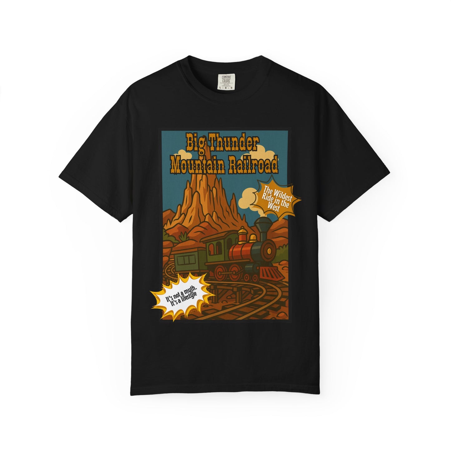 Big Thunder Mountain Railroad Vintage T-Shirt – Adventure Awaits for Railroad Lovers